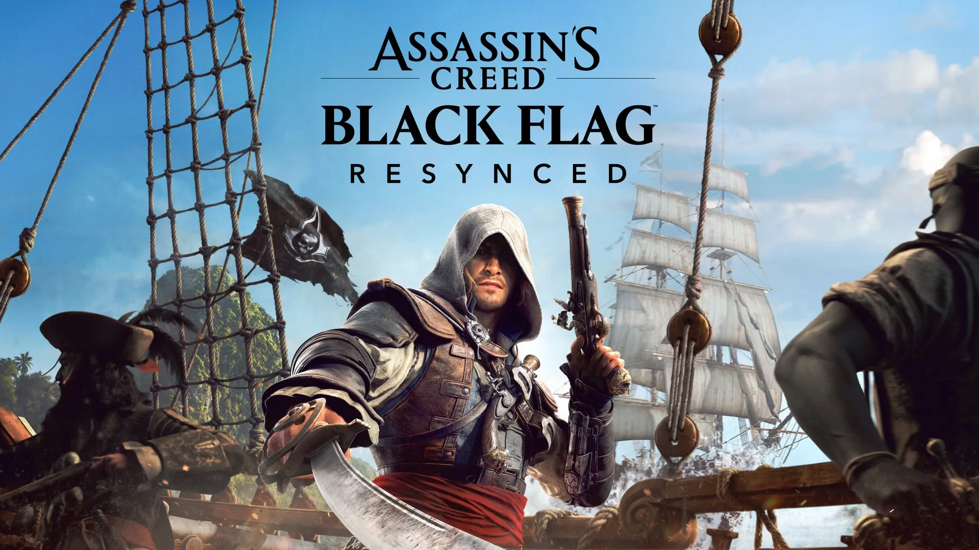 Official Ubisoft Black Flag Resynced Standard Edition key art.