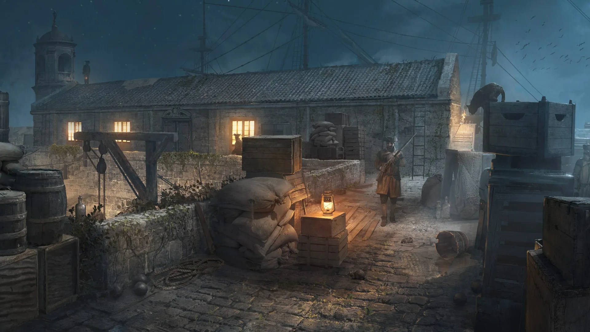 Official Ubisoft Black Flag Resynced Havana fort concept art.