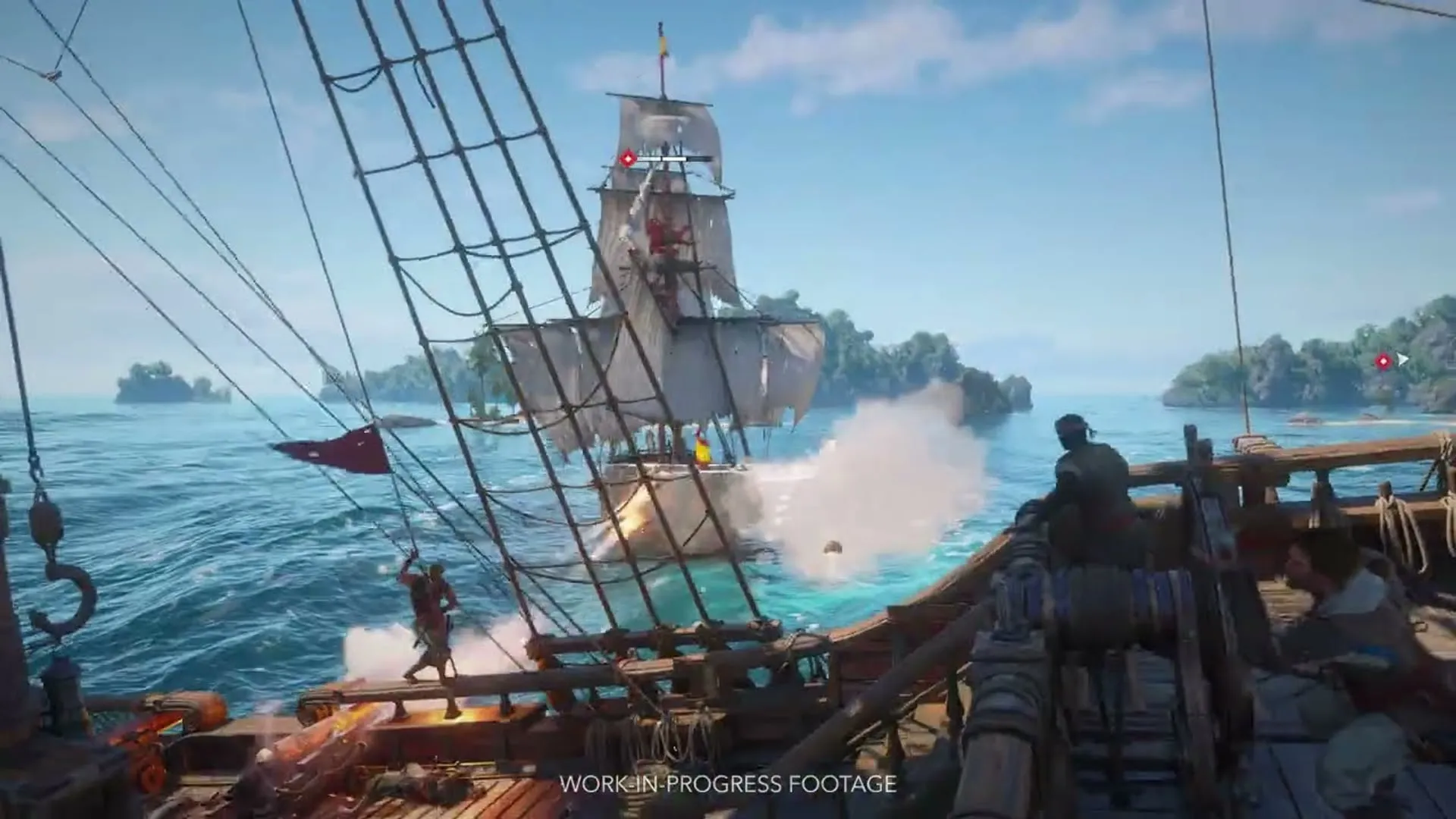 Official Ubisoft gameplay thumbnail for the Jackdaw's new weapons in Black Flag Resynced.