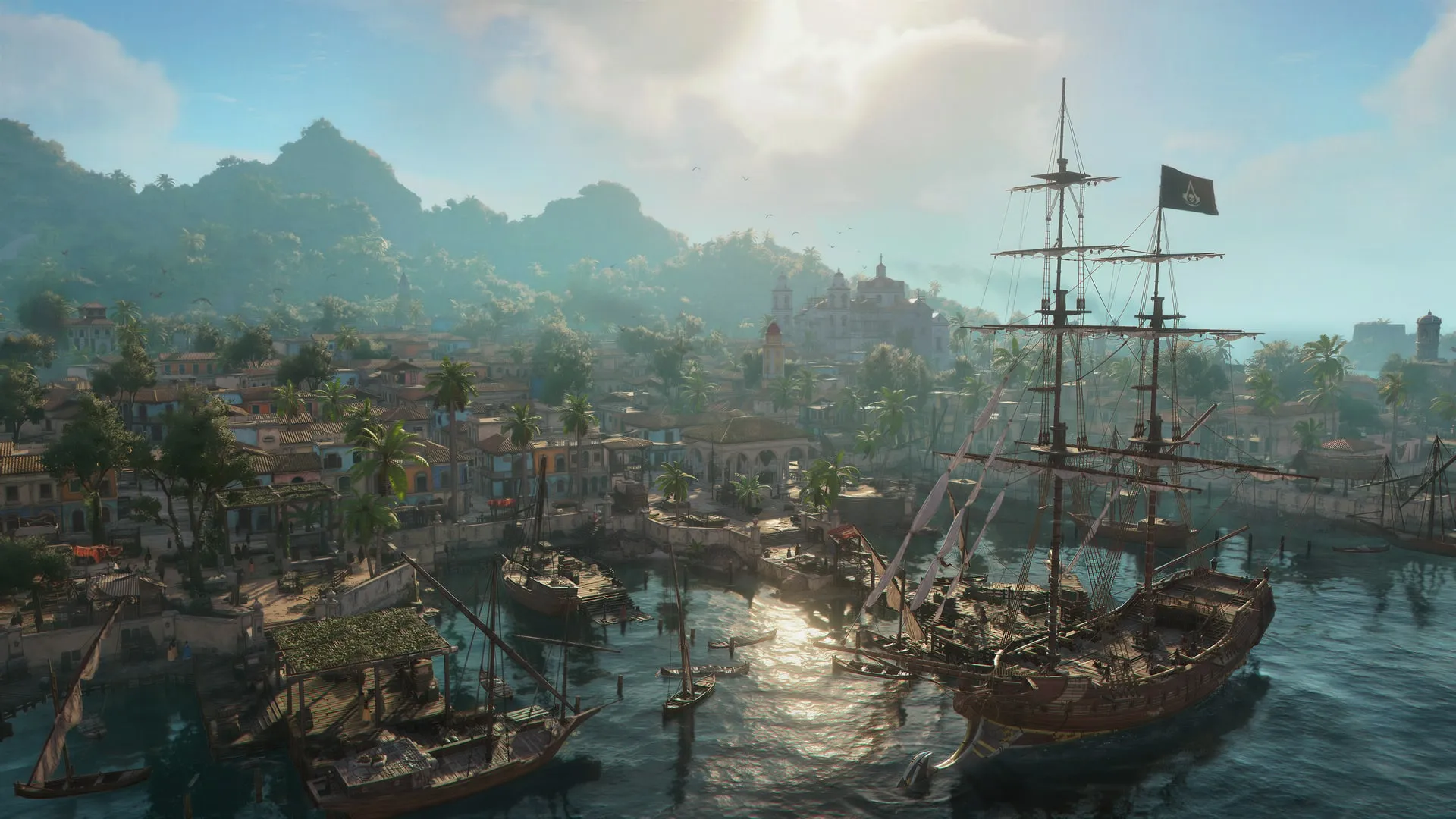 Official Ubisoft Black Flag Resynced Havana gameplay screenshot.