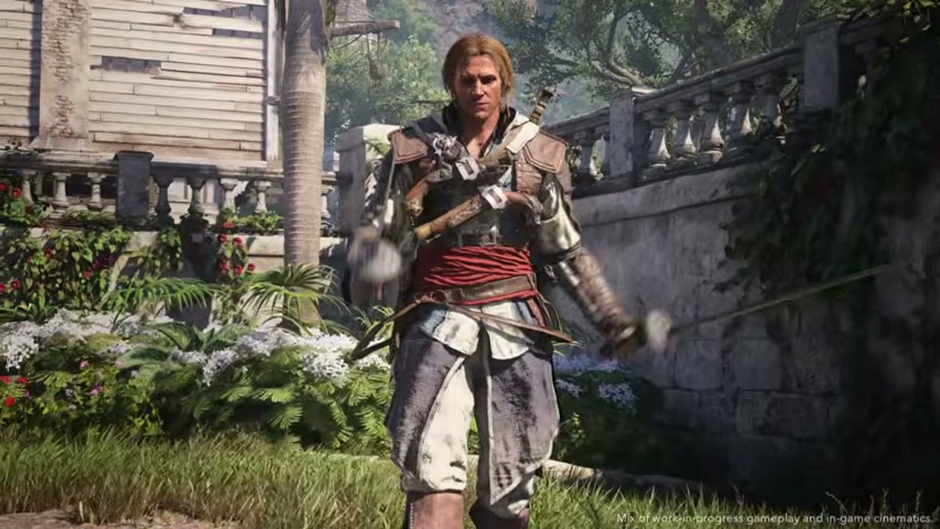 Official Black Flag Resynced overview trailer frame of Havana gameplay.